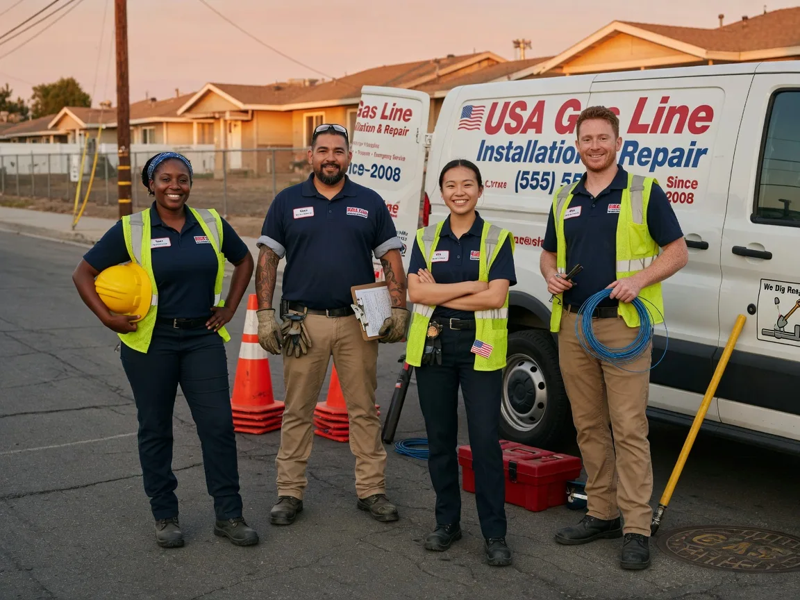 Gas Line Installation company in Wellington, IL